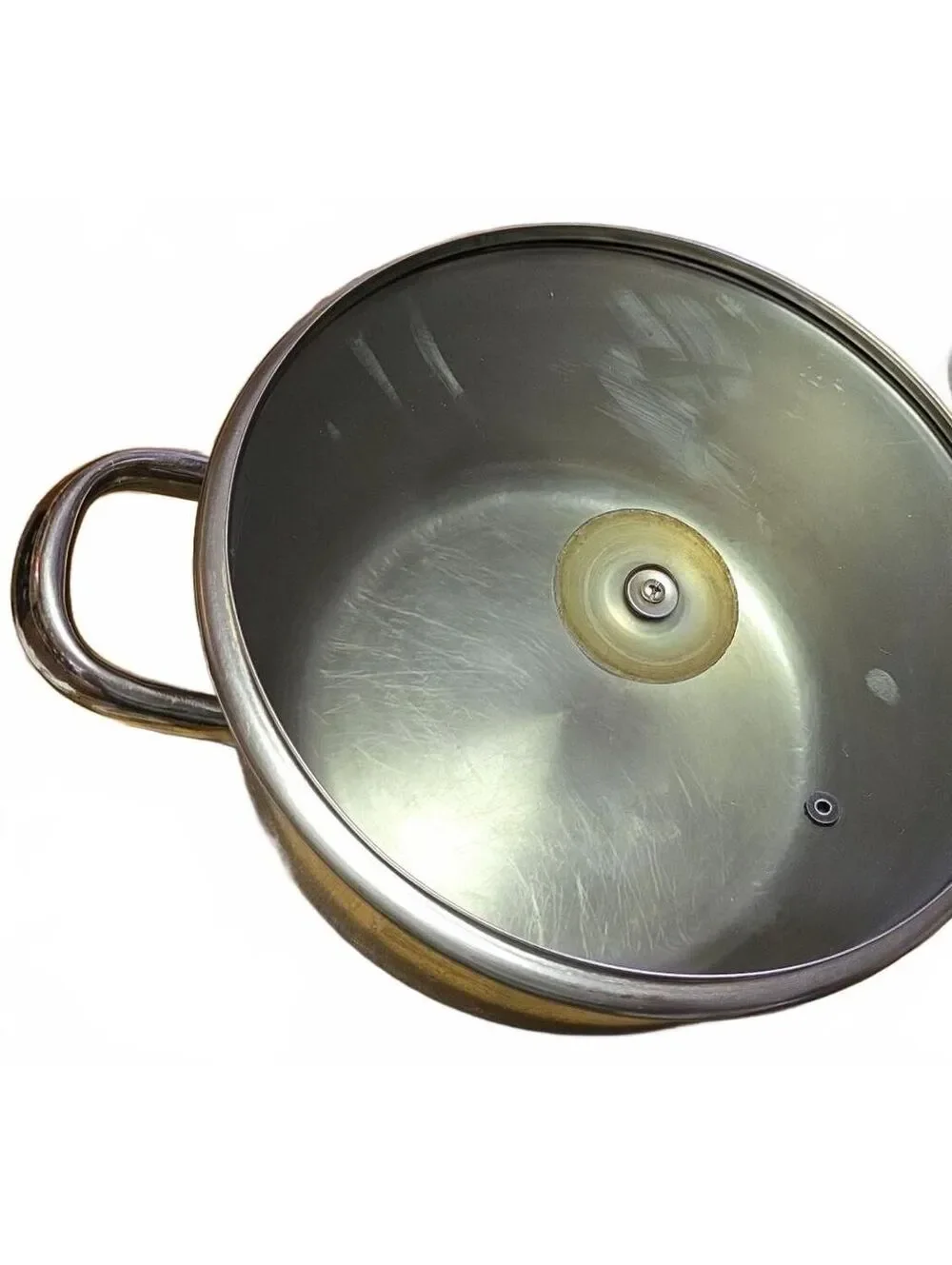 Tools of the Trade 6.5 Quart Stainless Steel Stock Pot Dutch Oven with Lid